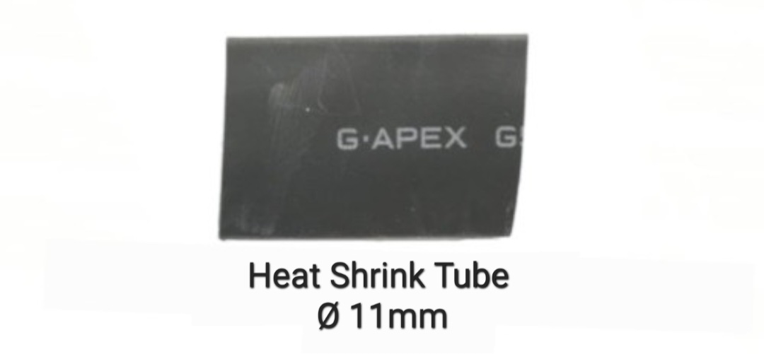 Heat Shrink Tube ø11mm 100m/roll Black